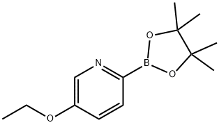 5-ethoxy-2-(4,4,5,5-tetramethyl-1,3,2-dioxaborolan-2-yl)pyridine Structure