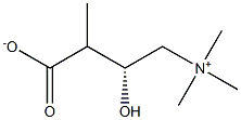 (3R)methyl-3-Hydroxy-4-(trimethylammonio)butanoate Struktur