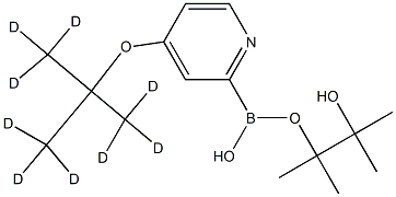 4-(tert-Butoxy-d9)-pyridine-2-boronic acid pinacol ester Structure