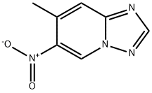 7-甲基-6-硝基-[1,2,4]三唑并[1,5-A]吡啶, 2155874-97-6, 结构式