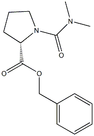Benzyl (S)-1-(Dimethylcarbamoyl)pyrrolidine-2-carboxylate Structure