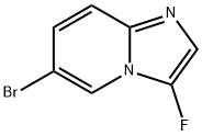 6-BROMO-3-FLUOROIMIDAZO[1,2-A]PYRIDINE 结构式