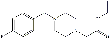 ethyl 2-(4-(4-fluorobenzyl)piperazin-1-yl)acetate