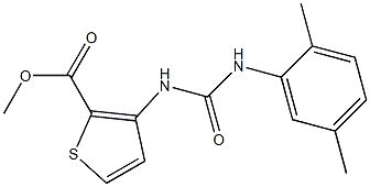 methyl 3-(3-(2,5-dimethylphenyl)ureido)thiophene-2-carboxylate
