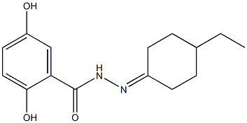 N'-(4-ethylcyclohexylidene)-2,5-dihydroxybenzohydrazide