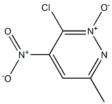 6-chloro-3-methyl-5-nitropyridazine 1-oxide Structure