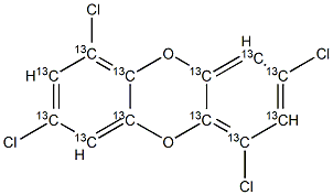 1,3,6,8-Tetrachlorodibenzo-p-dioxin-13C12|1,3,6,8-四氯二苯并对二恶英-13C12