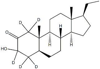 Allopregnanolone-[D5] Structure