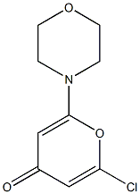 2-chloro-6-morpholino-4H-pyran-4-one