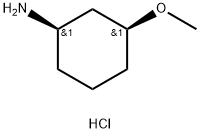 (1R,3S)-3-Methoxy-cyclohexylamine hydrochloride 化学構造式