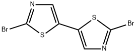 2,2'-Dibromo-5,5'-bithiazole 化学構造式