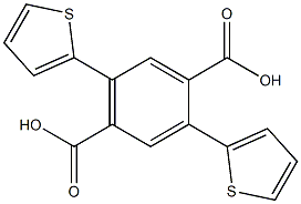 2,5- Di(thiophen-2-yl)terephthalic acid,,结构式