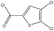 4,5-dichlorothiophene-2-carbonyl chloride Struktur