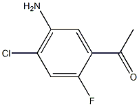 1-(5-Amino-4-chloro-2-fluoro-phenyl)-ethanone Structure