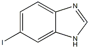 6-Iodo-1H-benzoimidazole,,结构式