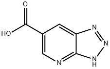 3H-1,2,3-Triazolo[4,5-b]pyridine-6-carboxylic acid Struktur