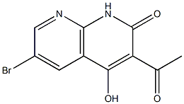 3-乙酰基-6-溴-4-羟基-1,8-萘啶-2(1H)-酮