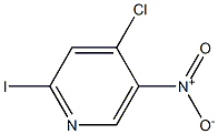 4-氯-2-碘-5-硝基吡啶, , 结构式