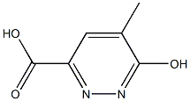 6-羟基-5-甲基-哒嗪-3-羧酸, , 结构式