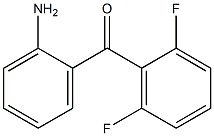 (2-aminophenyl)(2,6-difluorophenyl)methanone Structure