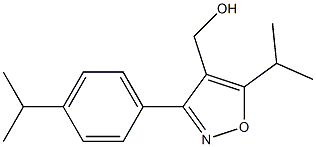 (5-isopropyl-3-(4-isopropylphenyl)isoxazol-4-yl)methanol Structure
