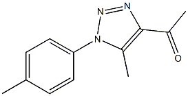 1-(5-methyl-1-p-tolyl-1H-1,2,3-triazol-4-yl)ethanone Structure