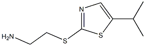 2-(5-isopropylthiazol-2-ylthio)ethanamine Struktur