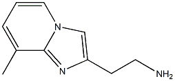 2-(8-methylimidazo[1,2-a]pyridin-2-yl)ethanamine Struktur
