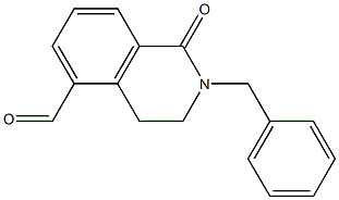 2-benzyl-1-oxo-1,2,3,4-tetrahydroisoquinoline-5-carbaldehyde Structure