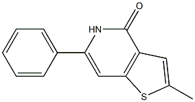 2-methyl-6-phenylthieno[3,2-c]pyridin-4(5H)-one Structure