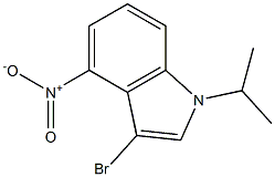 3-bromo-1-isopropyl-4-nitro-1H-indole Structure