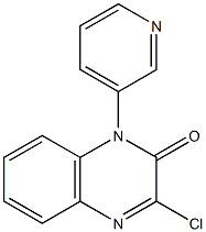 3-chloro-1-(pyridin-3-yl)quinoxalin-2(1H)-one Struktur
