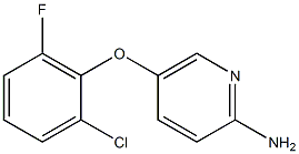 5-(2-chloro-6-fluorophenoxy)pyridin-2-amine Struktur