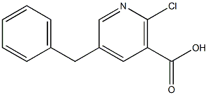 5-benzyl-2-chloronicotinic acid Structure