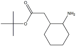 tert-butyl 2-(2-aminocyclohexyl)acetate 结构式