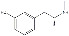 (R)-3-(2-(methylamino)propyl)phenol Structure