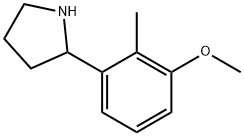 2-(3-METHOXY-2-METHYLPHENYL)PYRROLIDINE Structure