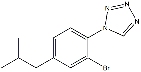 1-(2-bromo-4-isobutylphenyl)-1H-tetrazole