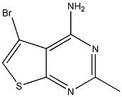5-bromo-2-methylthieno[2,3-d]pyrimidin-4-amine Struktur