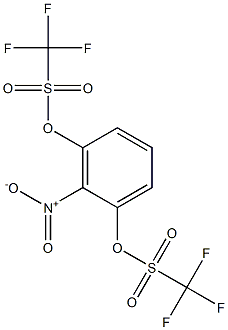 2-nitro-1,3-phenylene 
bis(trifluoromethanesulfonate) Structure
