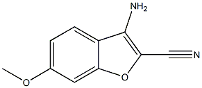 3-Amino-6-methoxy-benzofuran-2-carbonitrile Structure