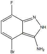 4-Bromo-7-fluoro-2H-indazol-3-ylamine Structure