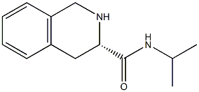 (S)-N-isopropyl-1,2,3,4-tetrahydroisoquinoline-3-carboxamide Struktur