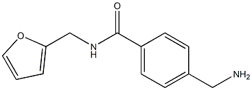 4-(aminomethyl)-N-(furan-2-ylmethyl)benzamide Structure