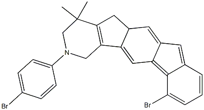 7-Bromo-10-(4-bromo-phenyl)-12,12-dimethyl-10,12-dihydro-10-aza-indeno[2,1-b]fluorene|7-溴-10-(4-溴-苯基)-12,12-二甲基-10,12-二氢-10-偶氮[2,1-B]
