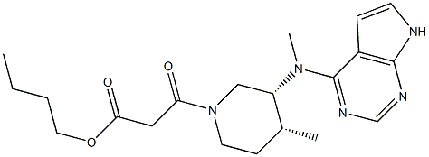 托法替尼杂质, 2227199-31-5, 结构式