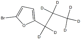2-Bromo-5-(n-propyl-d7)-furan Structure
