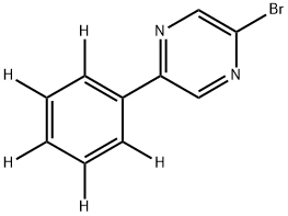 2-Bromo-5-(phenyl-d5)-pyrazine Structure