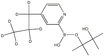 4-(n-Propyl-d7)-pyridine-2-boronic acid pinacol ester Structure