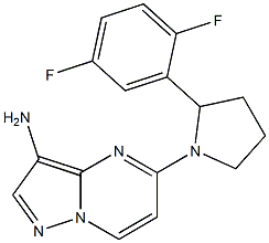 5-(2-(2,5-二氟苯基)吡咯烷-1-基)吡唑并[1,5-A]嘧啶-3-胺